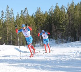 Супермарафоны 70 и 50 км - финиш Чемпионата России по лыжным гонкам.